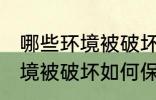 哪些环境被破坏怎样保护环境 哪些环境被破坏如何保护环境