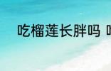 吃榴莲长胖吗 吃榴莲会不会长胖