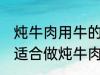 炖牛肉用牛的哪个部分 哪个位置的肉适合做炖牛肉