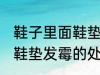 鞋子里面鞋垫发霉怎么处理 鞋子里面鞋垫发霉的处理方法